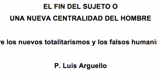 EL FIN DEL SUJETO O UNA NUEVA CENTRALIDAD DEL HOMBRE