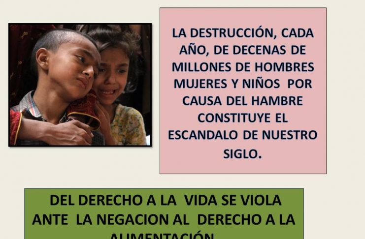 HAMBRE y Doctrina Social de la Iglesia