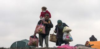 Construir en común familia de refugiados