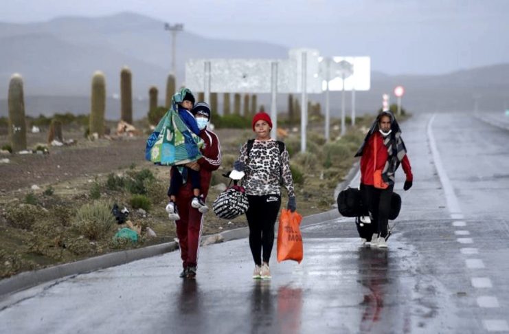 El desafío del fenómeno migratorio venezuela desierto familia