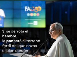 Mensaje del Papa Leon XIV en la FAO