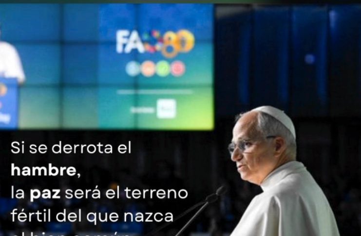 Mensaje del Papa Leon XIV en la FAO