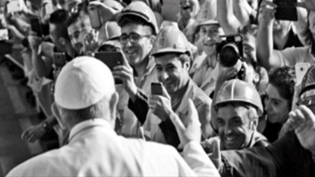 el papa y los obreros
